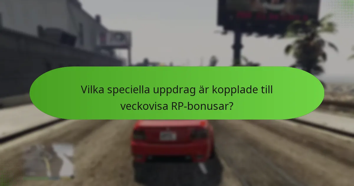 Vilka unika belöningar kan spelare tjäna från veckovisa RP-bonusar?